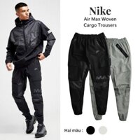 Quần dài thể thao nam Nike Air Max Cargo Trousers chất liệu dù Poly thoáng mát, chống thấm nước
