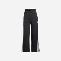 Quần Dài Thể Thao Nữ Adidas Future Icons 3-Stripes Open Hem - Đen