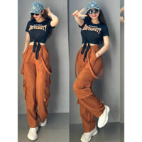 Quần Dài Thể Thao Nữ, Quần Jogger Túi Hộp Tập Gym Yoga Aerobic, Zumba, Chạy Bộ, Đi Chơi Cao Cấp