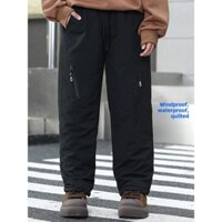 Quần đấm bốc cho bé trai quần thụng Ấm Áp Chống gió ngoài trời mùa đông