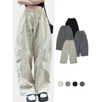 Quần Dáng Thụng Nữ Chất Liệu Thun Gió