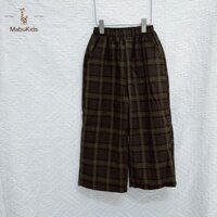 Quần dáng xuông vải dạ mỏng lót bông dày vừa cho bé gái mẫu 2 QD02