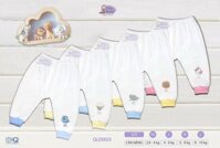 Quần đáy nem trắng in bo BabyMommy