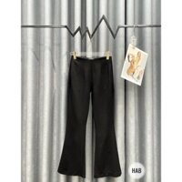 Quần đen âu - Quần âu đen ống loe chất cát umi hàn hàng chất