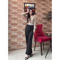 Quần đen như hình Hàng có sẵn giao ngay Hàng đường may đẹp, kỹ, đúng mô tả.  100% sử dụng hình ảnh thật của sản phẩm