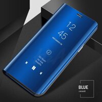 Quan Điểm rõ ràng Thông Minh Gương Ốp Lưng Điện thoại Samsung Galaxy S6 Edge Plus Trường Hợp Cấp Kiểu Bao Da Samsung Galaxy S6 edge Plus Caqa