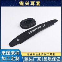 Quân Đội Đầu Vỉ Silicon Da Bịt Tai Bao Da Chiến Thuật Chụp Tai Nghe Bảo Vệ Miếng Lót pu Xốp Đầu Tia Da
