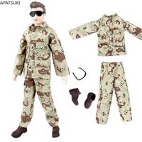 Quân Đội Lính Cosplay 1 / 6 Bé Trai Búp Bê Quần Áo Cho Ken Búp Bê Áo & Quần Cho Barbie Bạn Trai Ken Hoàng Tử Nam Bé Trai Búp Bê