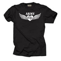 Quân Đội Vợ Áo Thun Tee Áo Quân Đội Quân Đội Lính Vợ Áo