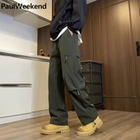 Quân Đội Xanh Chống Thấm Nước Chiến Thuật Quần Nam Phù Hợp Với Thời Trang Pu Đẹp Trai Quần Leo Núi