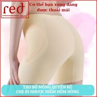 Quần độn hông cho người lõm hông, Quần độn hong mút liền 1cm chất su chống lộ viền QĐ06