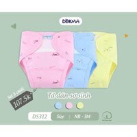 Quần đóng bỉm, tả dán vải Dokma DS312 set 5 cái  dùng cho bé từ sơ sinh - SÓC BABY