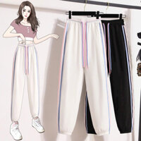 Quần dù lưng thun joger nữ