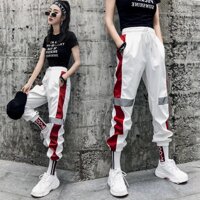 quần dù thể thao, quần thun nỉ, quần thể thao nam - Trắng - Vải Dù - FreeSize