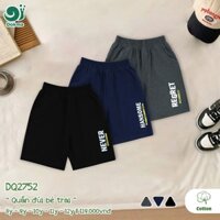 Quần đùi bé trai Dokma DQ2752 (8-12 tuổi), chất vải cotton