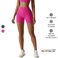 Quần Đùi Chun Mông Biker Tập Gym Nữ - Chất Liệu Thun Spandex Cao Cấp SmoothFitVN 8047 Co Dãn 4 Chiều - Tập Gym, Yoga