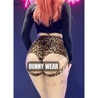 Quần đùi da beo  tập twerk, sexydance, pole dance, rave SP0027