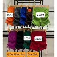 quần đùi dây rút chun mông sale