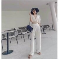 Quần đũi GU ống rộng siêu hot, quần đũi bán chun ống suông tôn dáng siêu thời trang