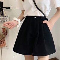 Quần Đùi KAKI quần short Nữ CẠP-Quần đùi ống rộng nữ