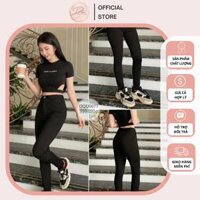 Quần đùi legging nữ Zara quần dài nữ GQU0077 cạp cao chất vải Umi mềm mịn, co giãn dáng suông ôm đẹp thời trang Hàn Quốc