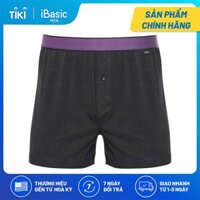 Quần đùi nam cotton mặc nhà iBasic SHM003 - Đen - S