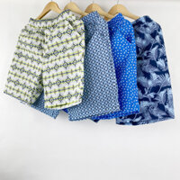 Quần đùi Nam cotton thô lụa cạp chun to bền chắc có túi hông dày dặn mềm mịn siêu mát thoáng khí