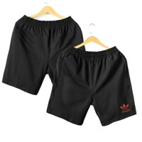 Quần đùi nam quần short thể thao 𝗔𝗗𝗗𝗔𝗦 mặc nhà đi chơi túi khoá dây kéo tiện dụng vải 2 da dày dặn - 3 Màu