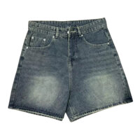 Quần đùi nam short jean Choice FA1-0937-25 wash co giãn, trơn và rách thời trang form trên gối