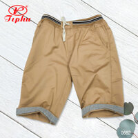Quần đùi nam, short kaki form rộng, phong cách thể thao, lưng bo thun thoải mái, lai lật cá tính, hiệu Amazing - Cafe sữa 0682 - 29 58-60kg