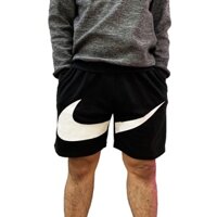 Quần đùi nam thể thao chất nỉ mặc nhà, Quần short thể thao unisex chất thun cotton co giãn có túi kéo