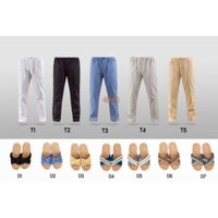 Quần Đũi Nam thiết kế hoa thổ cẩm (dáng dài) chất mịn - mát - siêu nhẹ