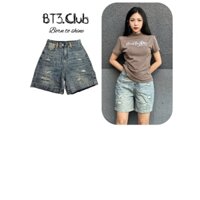 QUẦN ĐÙI NGỐ JEAN MỀM - RÁCH NHẸ