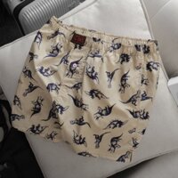 Quần đùi ngủ  nam chất kate cotton mặc mát - QKT05 - 58-67kg