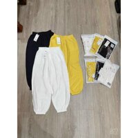 Quần đũi nữ baggy cạp chun bo gấu DOLOXI dáng boom Hàn Quốc Q814 - Đen,S