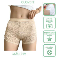 Quần Đùi Ren Váy Mặc Trong Kiểu Hoa Cúc mã 019 - Đen