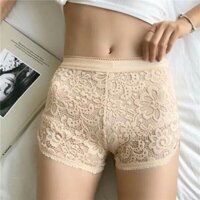 Quần Đùi Ren Váy Mặc Trong Kiểu Hoa Cúc mã 019 - Da