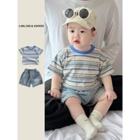 Quần Đùi Short Jeans Áo Thun Size Nhí Ngắn Tay Mùa Hè Cho Bé Trai