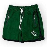 Quần đùi squat nam tập gym DOGYMSHOP thun lạnh co giãn 4 chiều thoáng mát thoải mái khi chơi thể thao QVQS1 - Xanh lá - M dưới 64kg dưới 1m65