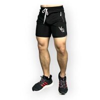 Quần đùi squat nam tập gym DOGYMSHOP thun lạnh co giãn 4 chiều thoáng mát thoải mái khi chơi thể thao QVQS1 - Đen - M dưới 64kg dưới 1m65