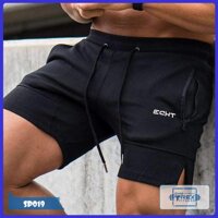 Quần đùi tập gym nam ECHT SP019, Quần short thể thao nam [Gym T-Rex] *