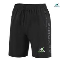 Quần đùi thể thao nam Akydo One Phản Quang 7 màu, quần tập luyện thể thao, tập Gym, Chạy bộ, .... - Đen - L61-70Kg