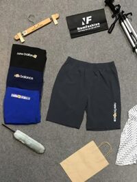 Quần đùi thể thao NB nam nữ 4 màu cao cấp xuất khẩu có big size cho người béo