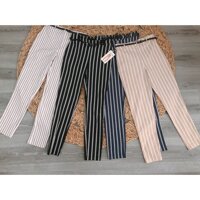 Quần F21 Striped Skinny Pants