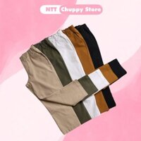 [QUẦN FORM NHỎ] Quần Lửng 8 Tấc Kaki Nữ - Lưng Thun, Khoá Kéo, Túi 2 Bên Hông - Từ 42kg đến 66kg