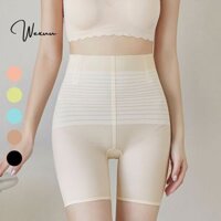 Quần gen bụng cạp cao dáng đùi WEXUU chất su không viền thoáng mát 4 nẹp chống cuộn tôn dáng - GB47
