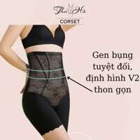 Quần gen nịt bụng cao cao, chất su lạnh phối ren CAO CẤP(Vào shop lưu mã giảm giá 50K nhé)