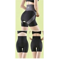 Quần Gen Nịt Bụng Cạp Cao Dáng Đùi Vải Su Lạnh 3D Có 4 Nẹp Định Hình Nâng Mong, Siết eo thon by Evafashion