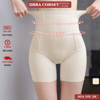 Quần Gen Nịt Bụng Cạp Cao Mặc Hàng Ngày DBRA CORSET Dáng Đùi Vải Su Lạnh Có 4 Nẹp Định Hình - GB.28