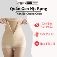 Quần Gen Nịt Bụng Dáng Đùi Siết Eo Chống Cuộn DOLLY SECRET Có Khóa Kéo Và Mắc Cài Lyna Q11
